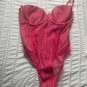 Victoria secret bodysuit corset